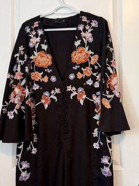 Beautiful Embroidered Jumpsuit - Made in India - From Nordstrom - Size 12